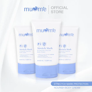 ครีมป้องกันรอยแตกลาย บำรุงผิวกาย Muume Stretch Mark Protection 3 หลอด