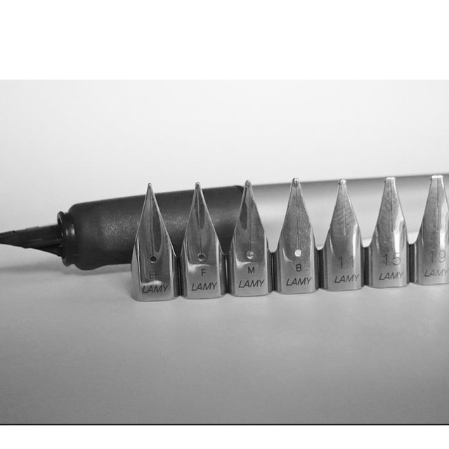 **พร้อมส่งค่ะ** Lamy nib steel safari al-star lx aion joy หัวตัด (หัวปากกา นิบ สำหรับหมึกซึม ลามี่)