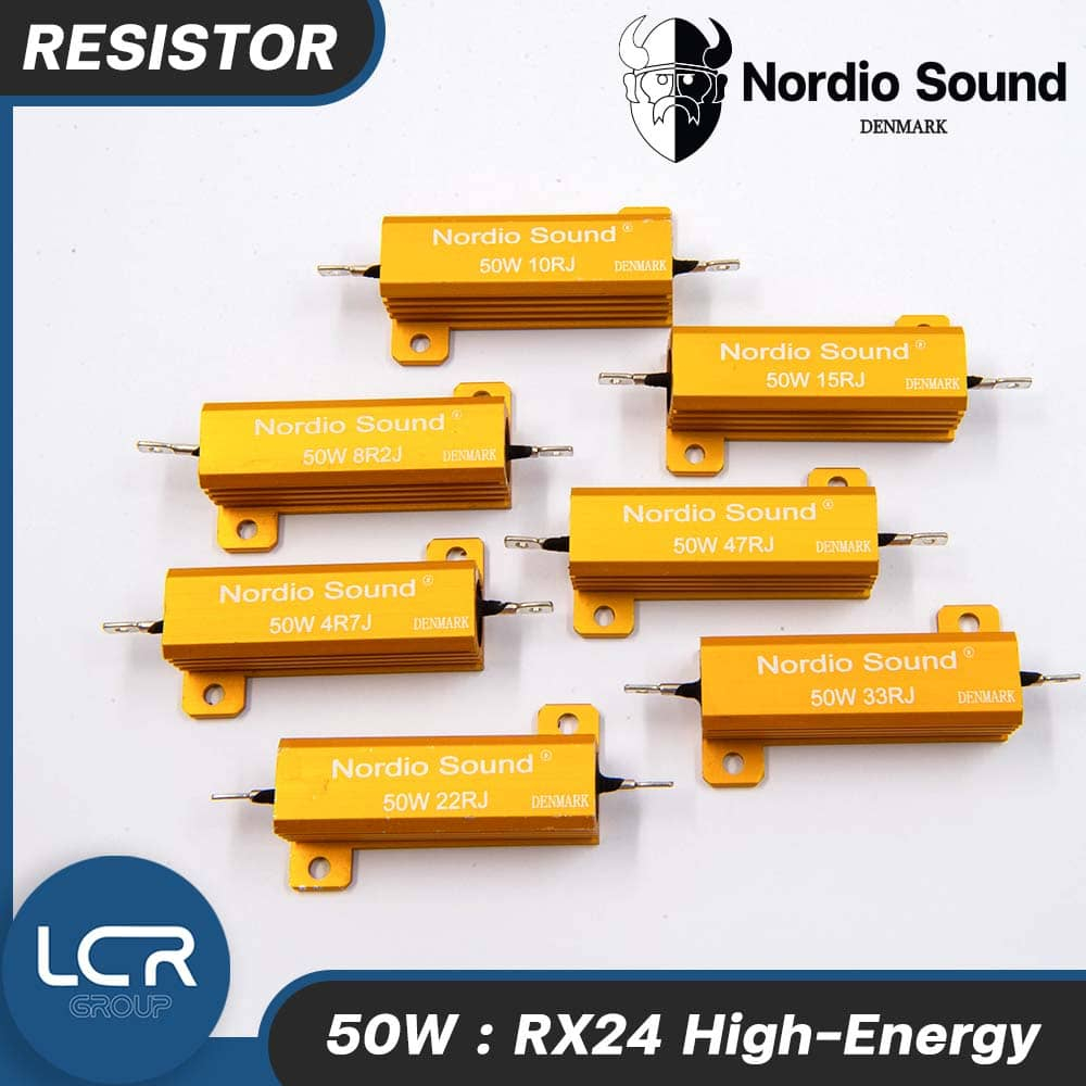 Nordio Sound R. RX24 HIGH ENERGY 4.7-47Ohm 50W ตัวต้านทาน Resistor Denmark