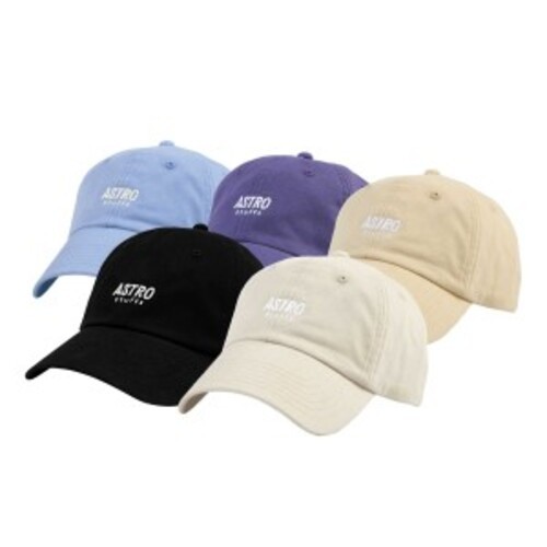 EMBROIDERED LOGO CAP (BEIGE / LIGHT BLUE / BLUE IRIS / SAND)