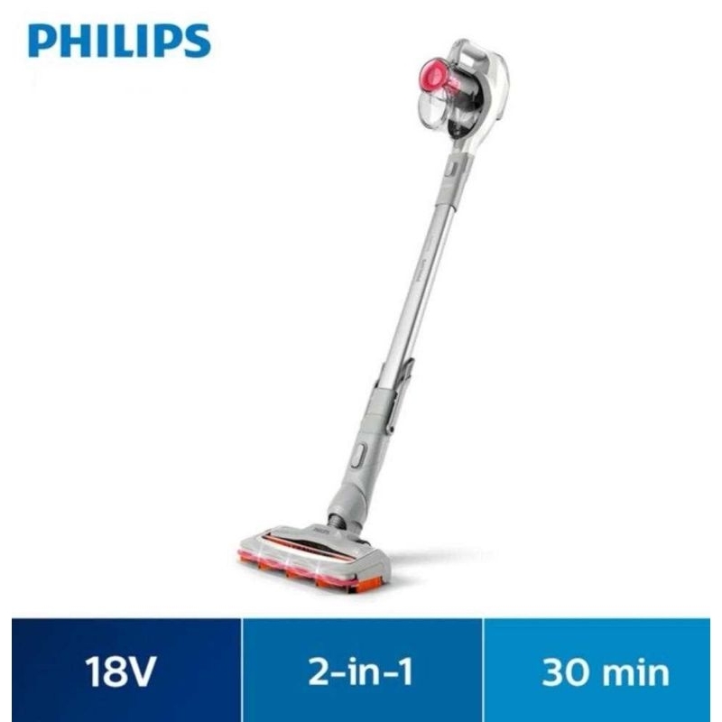 ฟิลิปส์ เครื่องดูดฝุ่นไร้สาย รุ่น FC6723|01 สีเทา