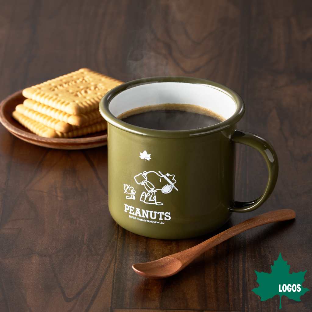 LOGOS แก้วมัคอินาเมล SNOOPY (Beagle Scouts 50years) Enamel Mug