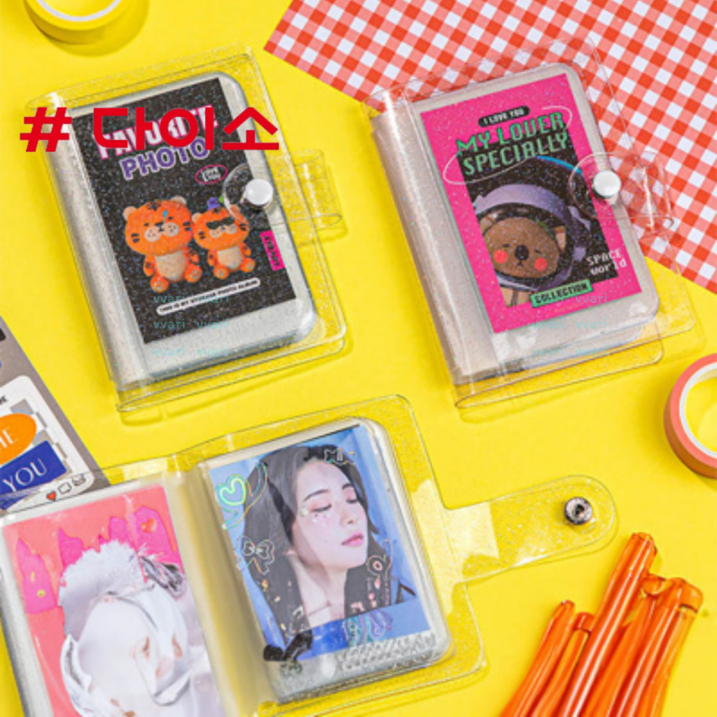 Daiso korea Photo card mini อัลบั้ม ใส่รูป การ์ด ขนาดเล็ก ไดโซะ เกาหลี