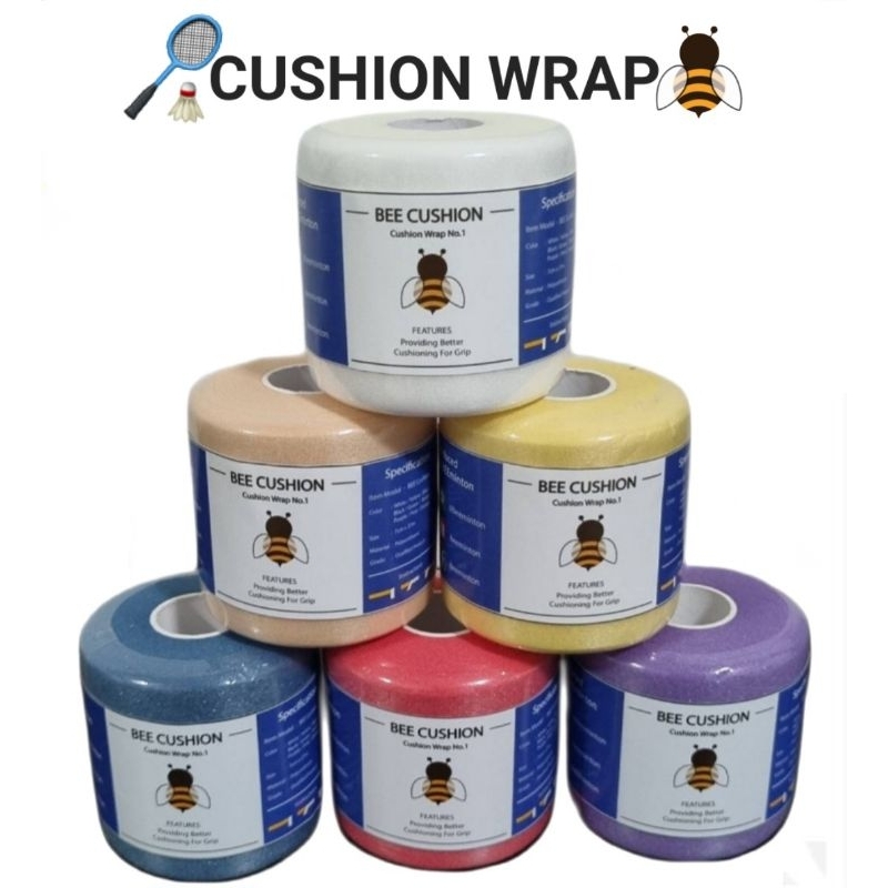 (พร้อมส่ง) BEEminton Cushion Wrap เทปโฟม สำหรับพันด้ามไม้แบดมินตัน