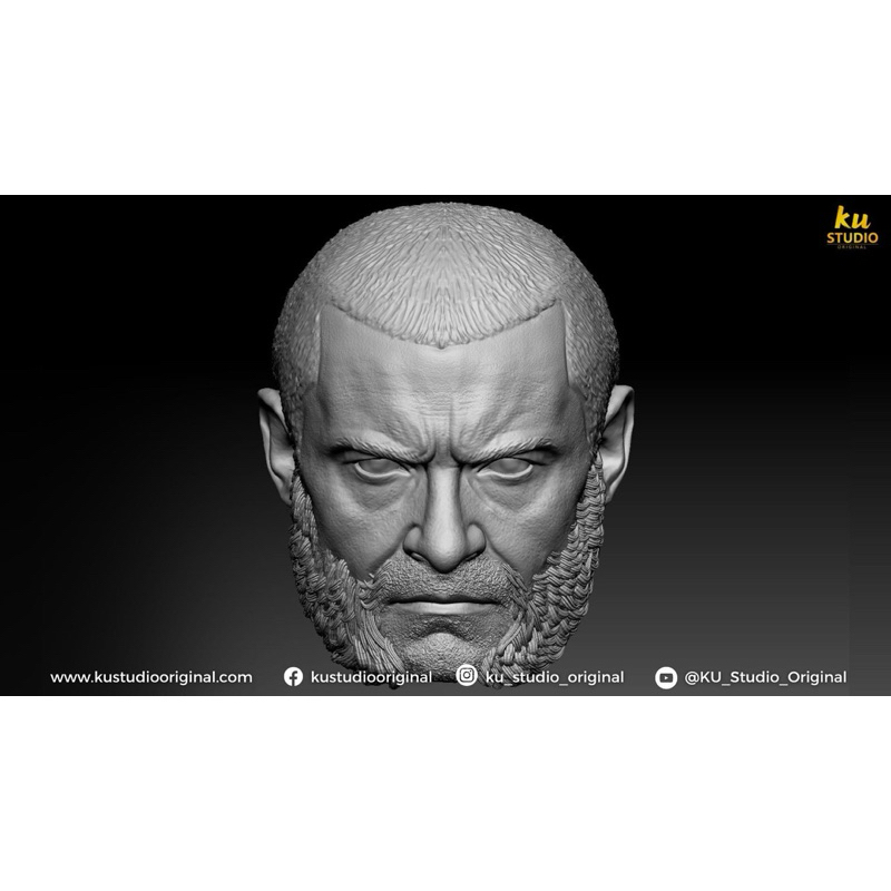 X-24 Head Sculpt 1/12,1/10,1/6