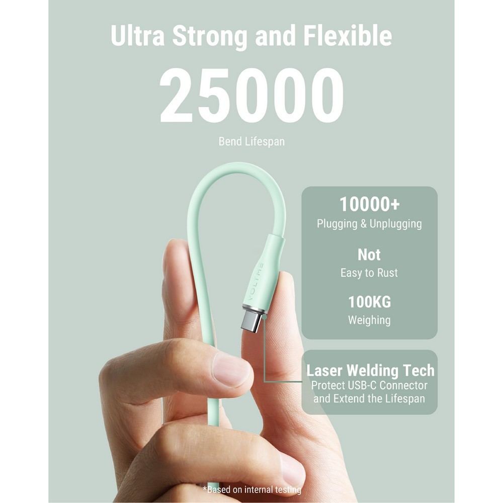 VOLTME POWERLINK MOSS USB-A TO USB-C :1M : 60W