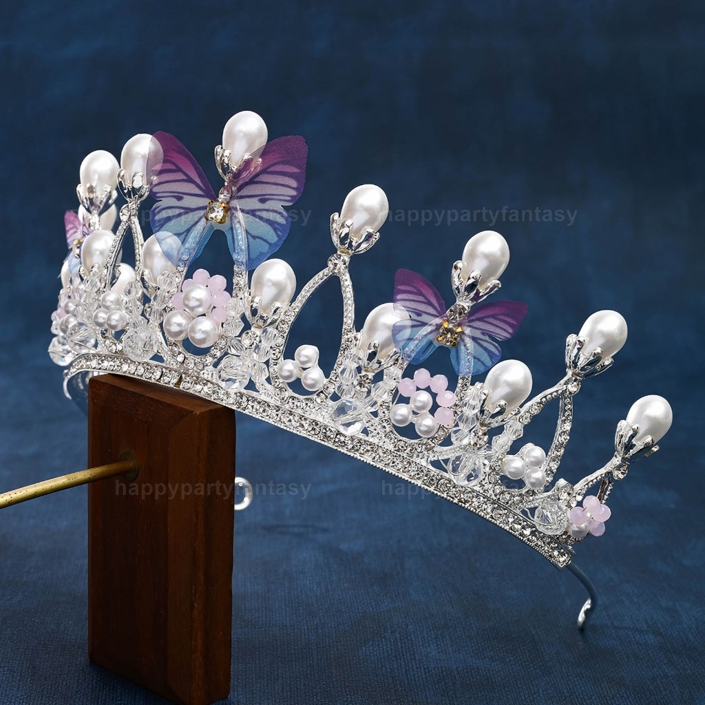 มงกุฏ มงกุฎ มงกุฏเพชร มงกุฎเพชร ที่คาดผมเพชร ที่คาดผมเจ้าสาว มงกุฏผีเสื้อ เจ้าสาว ประกวดนางงาม - รูปที่ 4