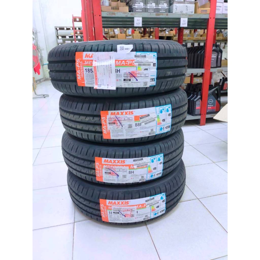 ยางรถยนต์ 185/65R15 MAXXIS 88H MAP5 (ราคาต่อ 1 เส้น) สำหรับรถยนต์ทุกยี่ห้อ สินค้าอะไหล่แท้