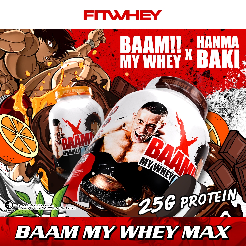 BAAM MY WHEY PROTEIN MAX 5 LB เวย์โปรตีน เพิ่มกล้ามเนื้อ มี BCAA 5 กรัม Glutamine 4 กรัมต่อช้อน มีผลตรวจแลป