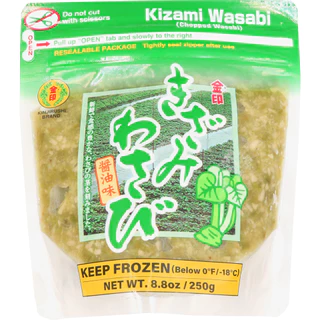 วาซาบิดองแบบสับแช่แข็ง ขนาด 250 กรัม - Kizami Wasabi Shoyu Tsuke