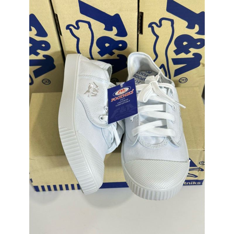 💦พร้อมส่ง💦 FOOTNIKS ฟุตนิกส์ รองเท้าผ้าใบนักเรียน ไซส์ 31-45 รุ่น T09-F205 รองเท้านักเรียน สีน้ำตาล, สีขาว, สีดำ