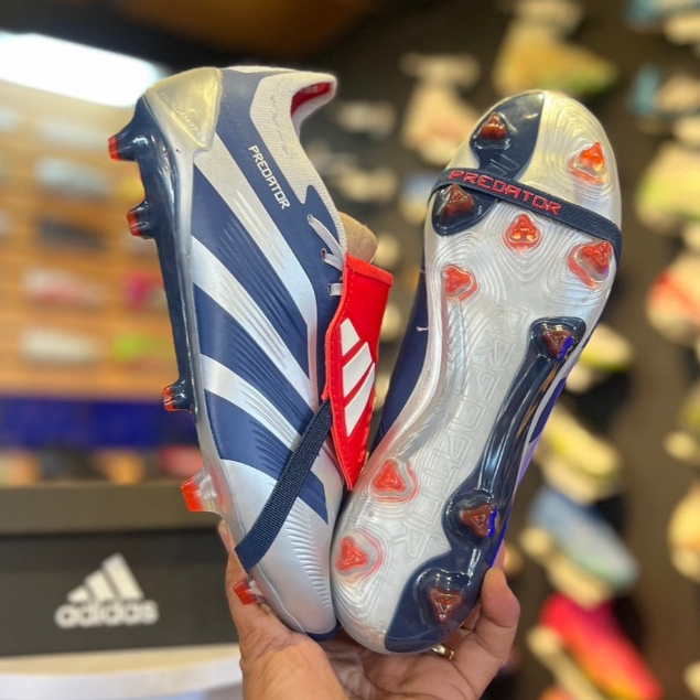 รองเท้า สตั้ด อดิดาส Adidas Predator พรีเดเตอร์ใหม่ล่าสุดปี 2024 ถ่ายจากสินค้าจริง(แถมถุงผ้า+ดันทรง+