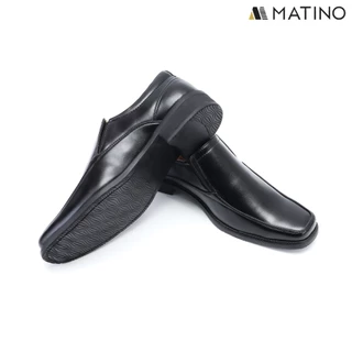 MATINO SHOES รองเท้าชายคัทชูหนัง รุ่น P/B 6940 BLACK