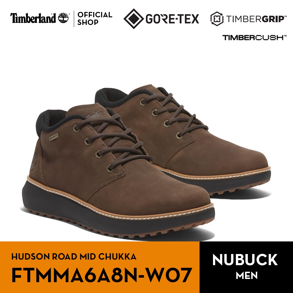 Timberland Men's HUDSON ROAD MID LACE UP GTX CHUKKA BOOT รองเท้าผู้ชาย (FTMMA6A8N-W07)