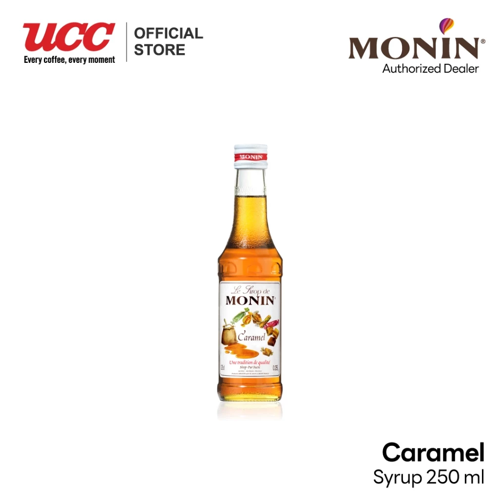 MONIN Caramel Syrup น้ำเชื่อมกลิ่นคาราเมล 250ml.