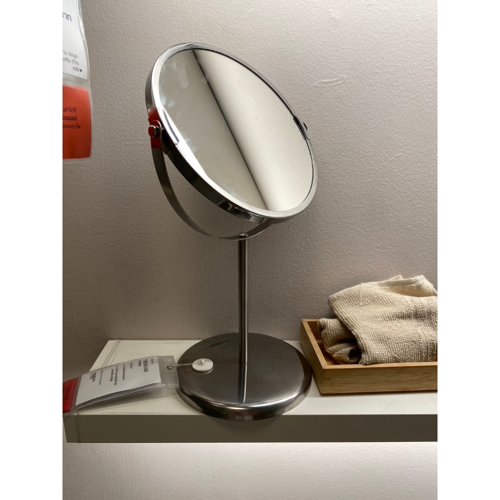 กระจก เทรนซุม มี 2 ด้าน ด้านหนึ่งขยาย สแตนเลส เทรนซุม อีเกีย Mirror TRENSUM IKEA