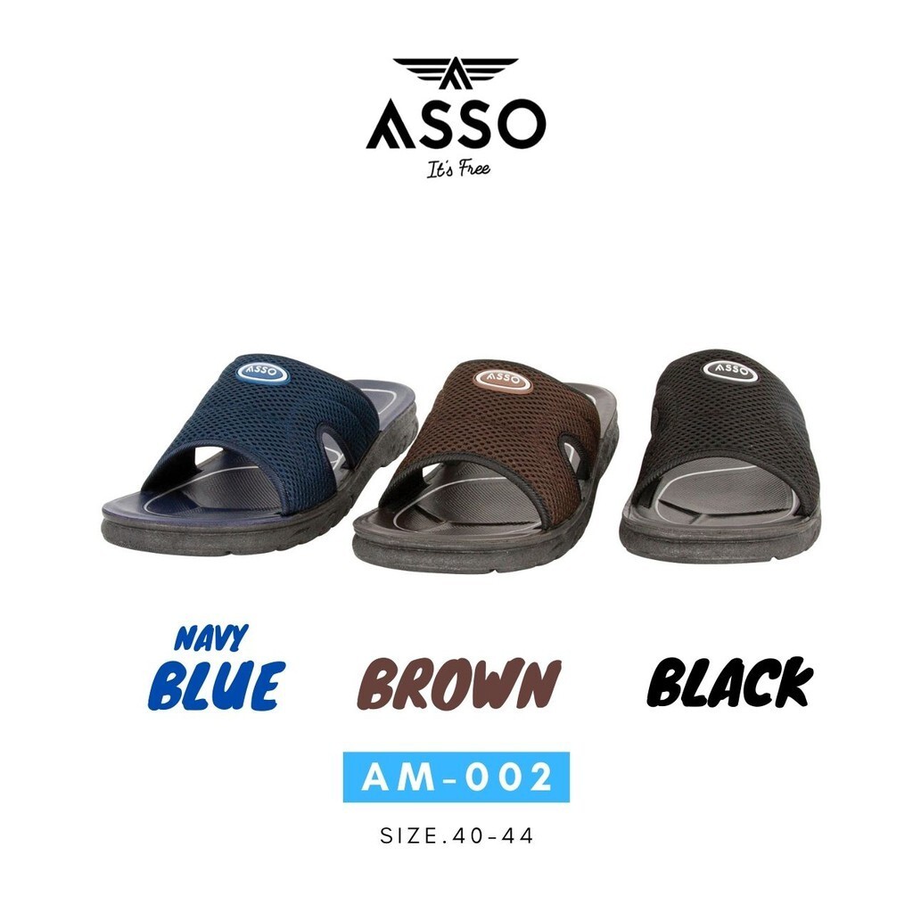 GOLDCITY รองเท้าแตะ ASSO กันลื่น รุ่น AM002(40-44)