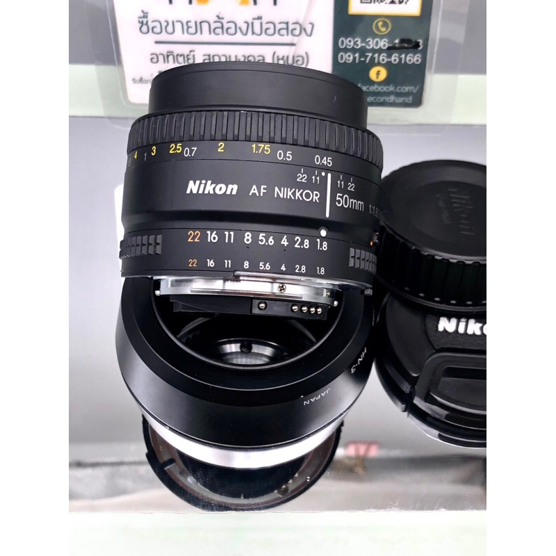 Lens  nikon 50 f1.8D เลนส์ nikon af nikkor 50mm f1.8d สภาพmint สภาพนางฟ้า ไร้ราฝ้า