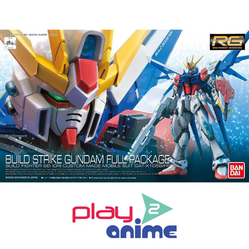 Bandai 1/144 Real Grade GAT-X105B/FP Build Strike Gundam Full Package