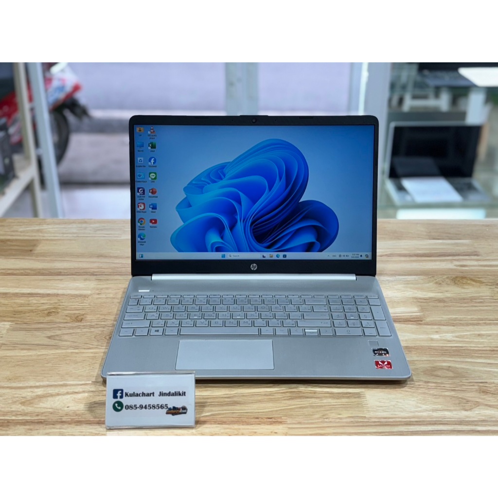 ขาย🔥 HP 15s-eq0000au  ดีไซน์ที่สวยงาม มากับ cpu Ryzen5 3500U