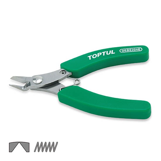 DEBE204E คีมตัดข้าง ขนาดเล็ก 4.5" TOPTUL Mini Side Cutter Pliers