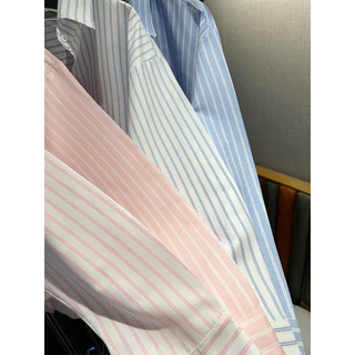 Seeingstudio | Lilia shirt เสื้อเชิ้ตแขนยาวลายริ้ว ทรง Oversized🪡
