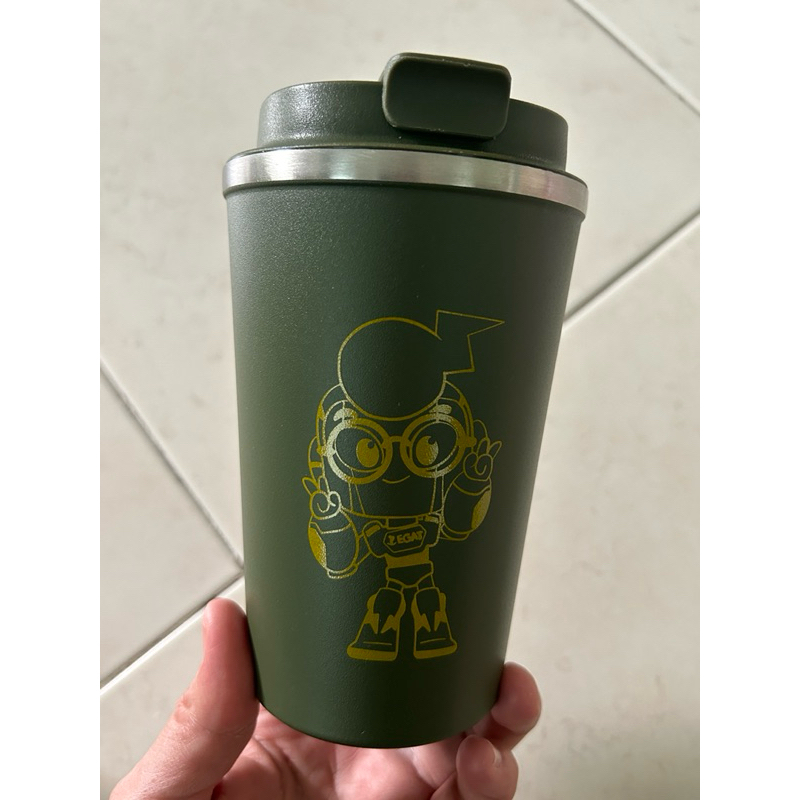 Egat Coffee cup stainless steel tumbler  Amy Green Color แก้วกาแฟสแตนเลสฝาล็อคเก็บอุณหภูมิ 380ml