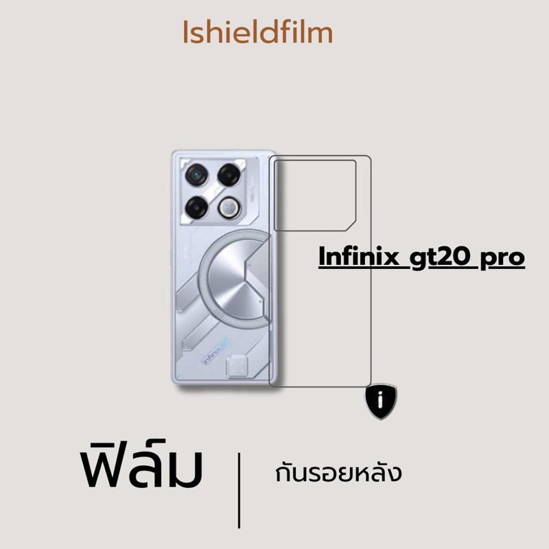 infinix gt20 pro ฟิล์มหลัง, ฟิล์มกัยรอยรอบหลังเครื่อง - รูปที่ 2