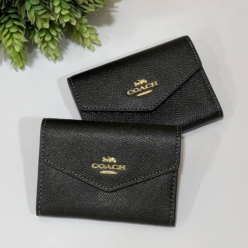 ✅🎀(สด-ผ่อน) กระเป๋าใบบัตร CH202 Flap Card Case กระเป๋าใส่บัตร ใส่เหรียญ