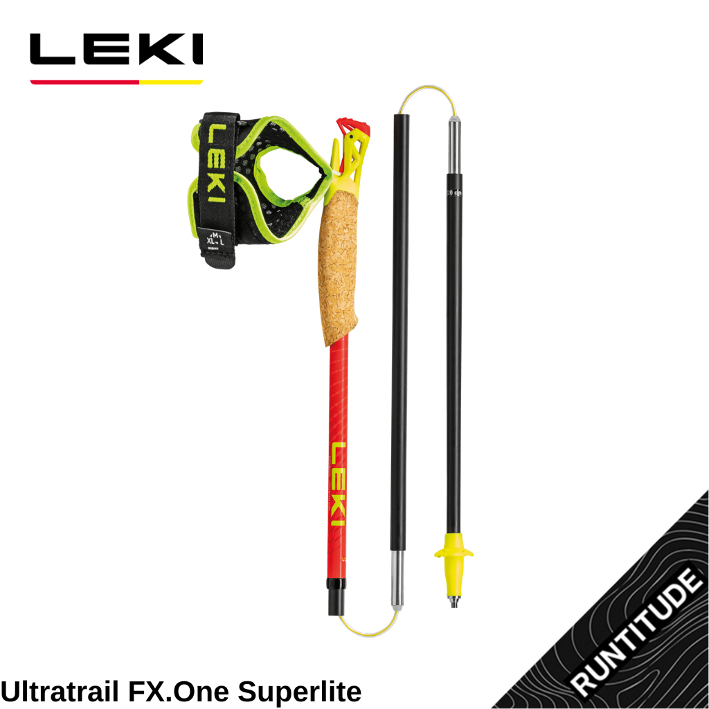 LEKI Ultratrail FX.One Superlite Trail Running poles สำหรับนักวิ่งเทรลทั่วไป วิ่งเทรลระยะไกล