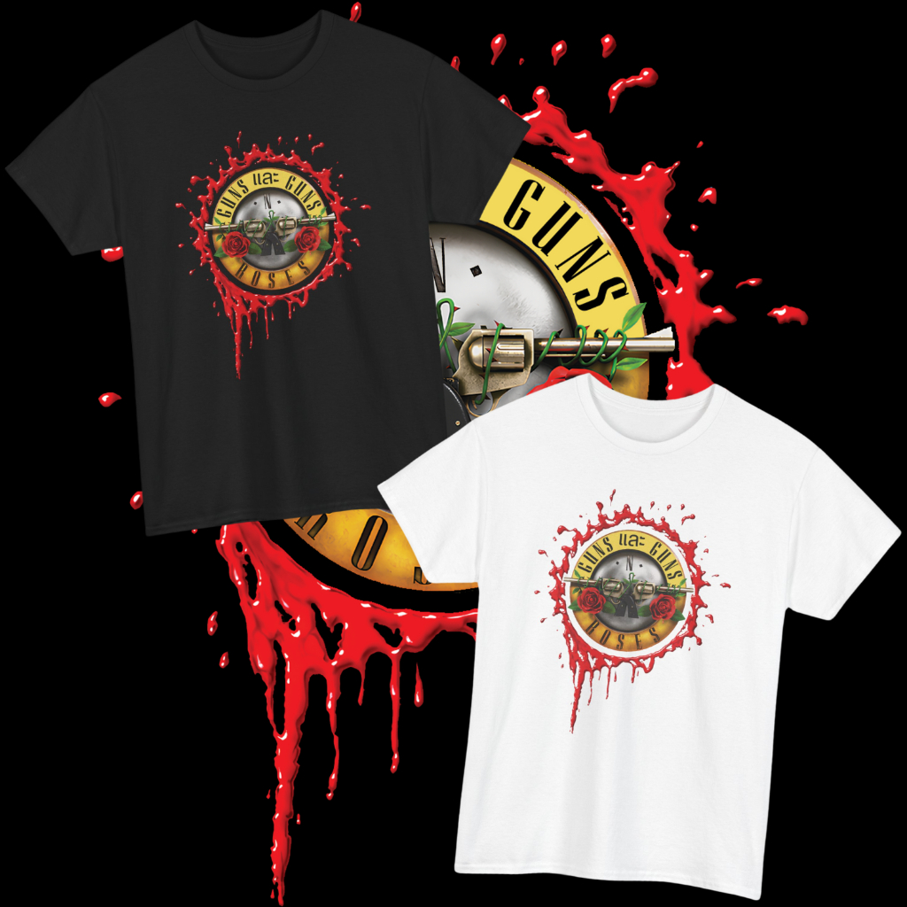 เสื้อยืด Guns และ Guns N Roses (Cotton 100%)⚠️ระวังร้านปลอม⚠️