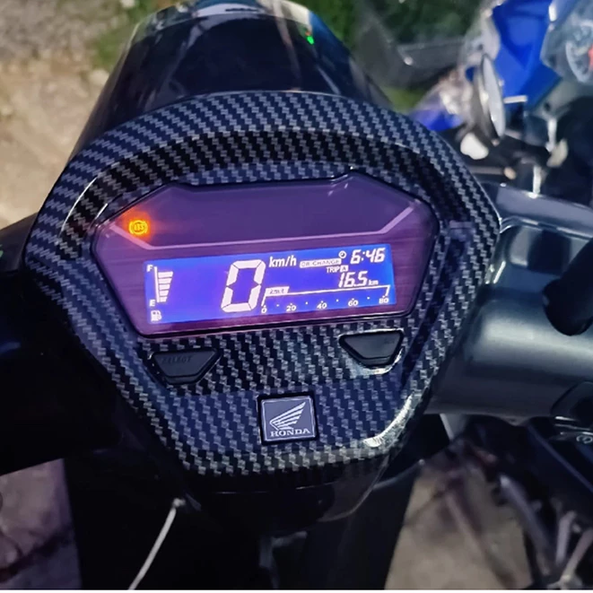 ชุดแต่ง Honda Giorno+ 2023-2024 อะไหล่แต่งลายคาร์บอน thumbnail 4