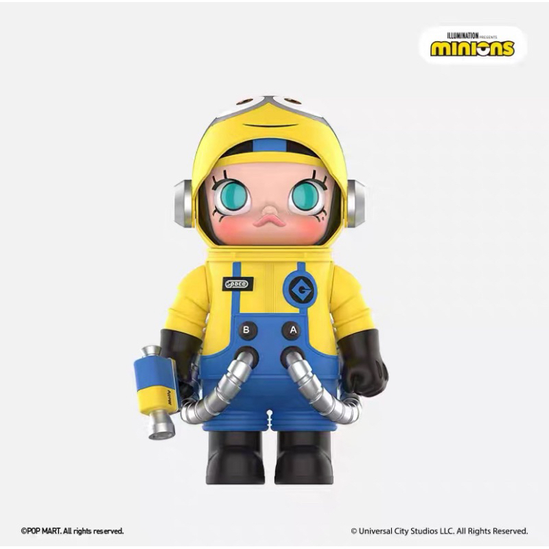 MEGA MOLLY SPACE 💛 Minion 400% 💙 POP MART ป็อปมาร์ท ของแท้