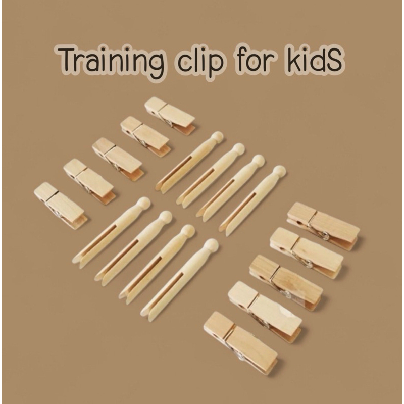 Training clip for kids คลิปหัดหนีบสำหรับเด็กแนวmontessori - Sensory Play by KT ราคาถูก Shopee Lazada
