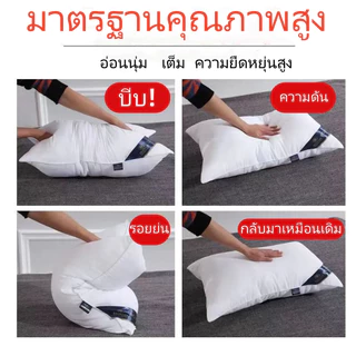 หมอนหนุน Hilton 5 ดาว รุ่น Extra ป้องกันคอ แก้ปวดคอ หนา นุ่น สบายผิว