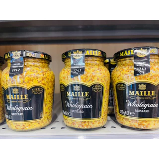 MAILLE WholeGrain Mustard 210g.โฮลเกรนมัสตาร์ด ขนาด 210 กรัม