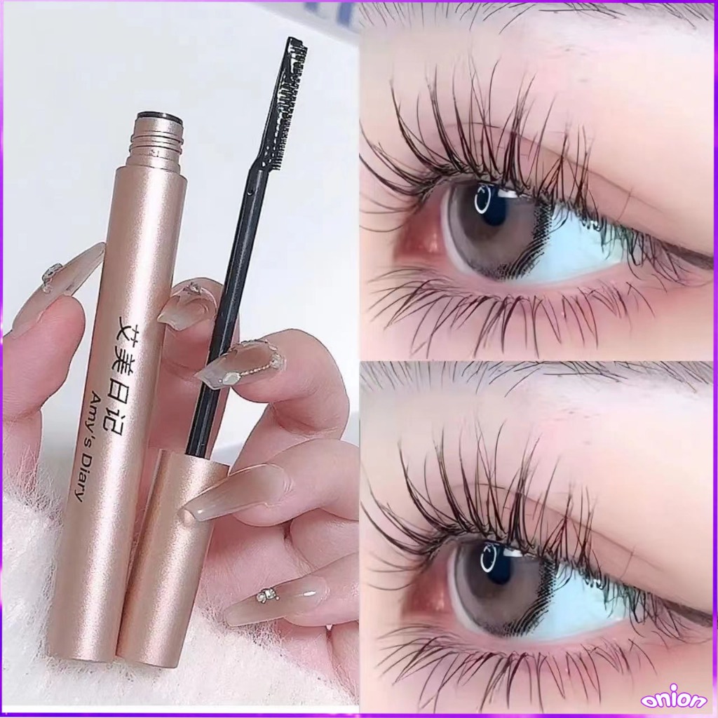 💋สินค้าพร้อมส่งจากไทย💯Amy's Diary 💦 Mascara Waterproof 💦ไม่เลอะ ไม่เปื้อน มาสคาร่าสีดำกันน้ำกันเหงื่อติดทน
