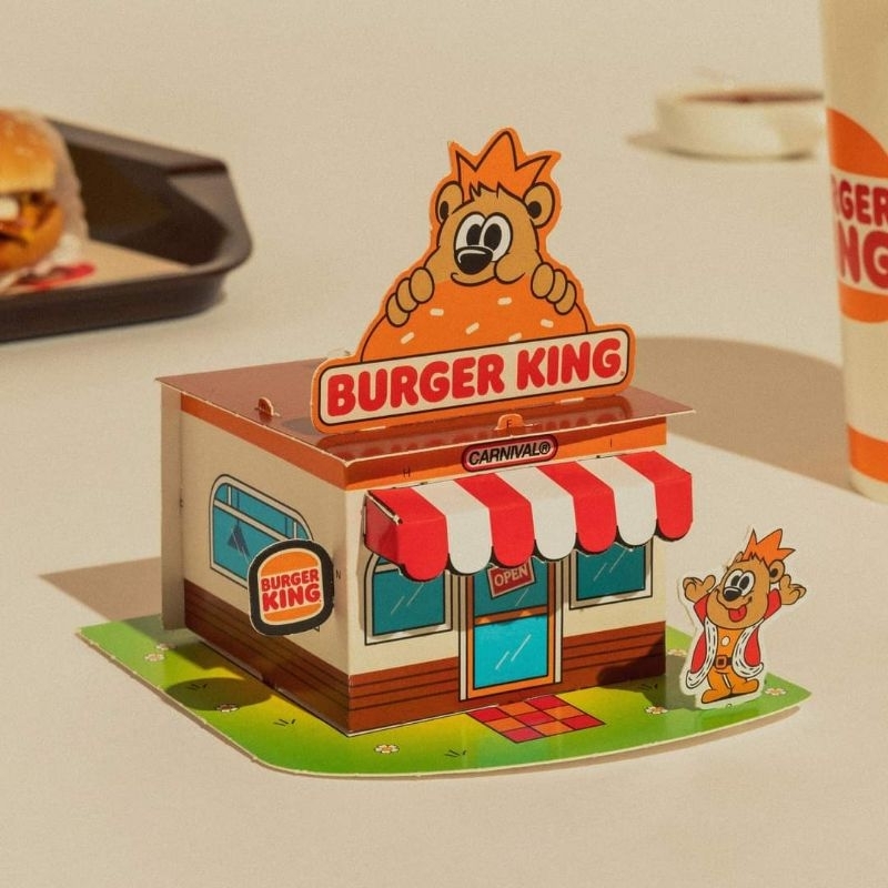 (พร้อมส่ง) ของแท้ 100% CARNIVAL® x Burger King “Spicy & Crispy Carnival Burger” King Value Meal Spec