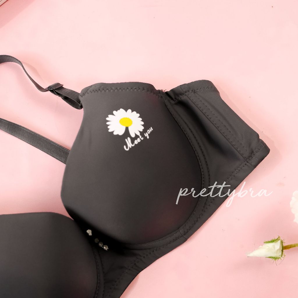 เสื้อในมีโครง ทรงเต้าใหญ่ ฟองน้ำบาง 2 ตะขอ  #keeya3080