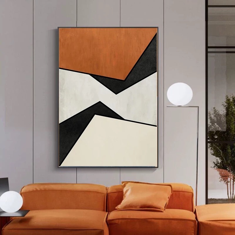 Decor Wall Art Draw รูปภาพติดผนัง พร้อมกรอบรูป ขนาด40*60CM. และ 50x70CM. ภาพวาดผ้าใบ รูปภาพตกแต่งบ้าน