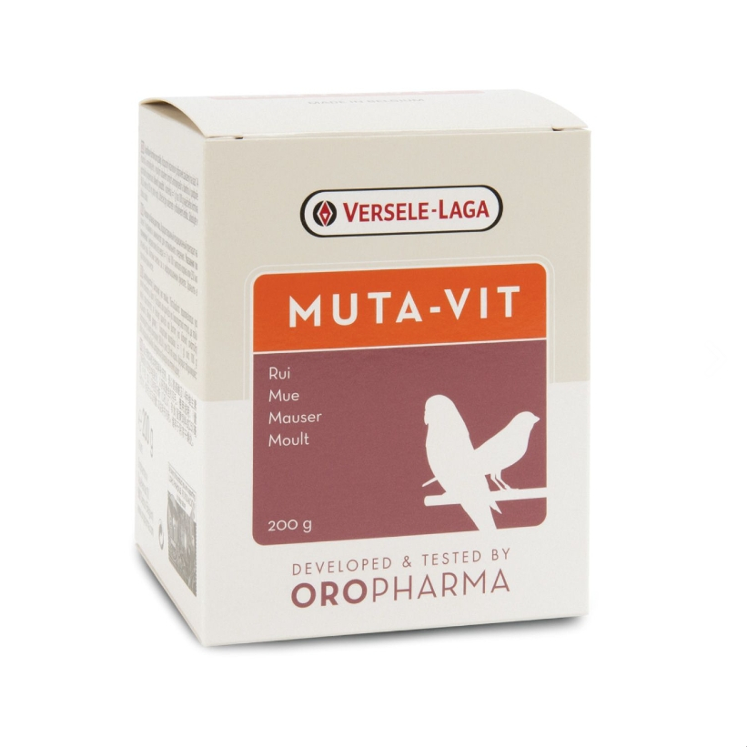 Muta-vit (25-200 g.)  วิตามินนกแก้ว วิตามินช่วงผลัดขนของนก