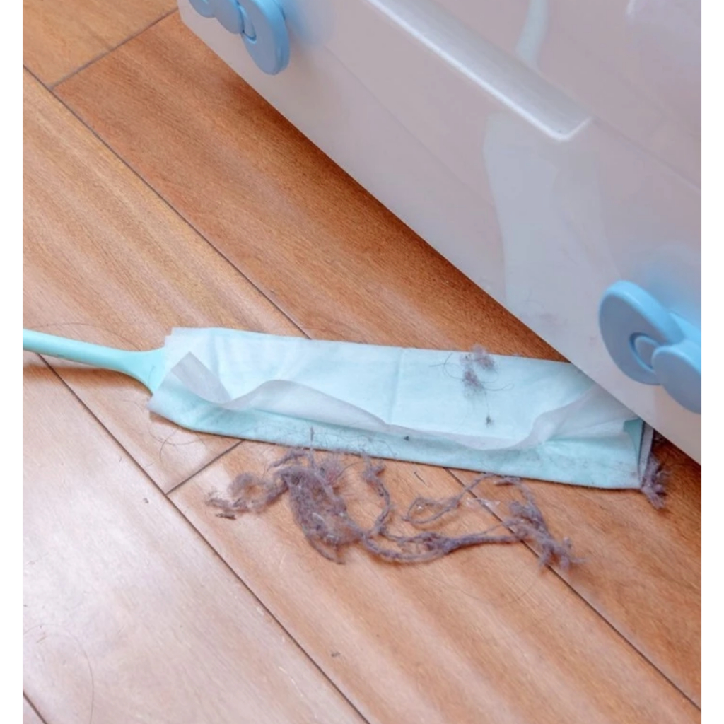 แปรงทําความสะอาดซอกเตียงด้ามจับยาวเปลี่ยนผ้าได้สําหรับเฟอร์นิเจอร์เตียงนอน