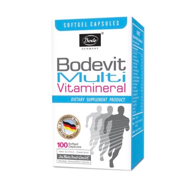 BODEVIT โบดีวิท วิตามินรวม บรรจุ 100 แคปซูล