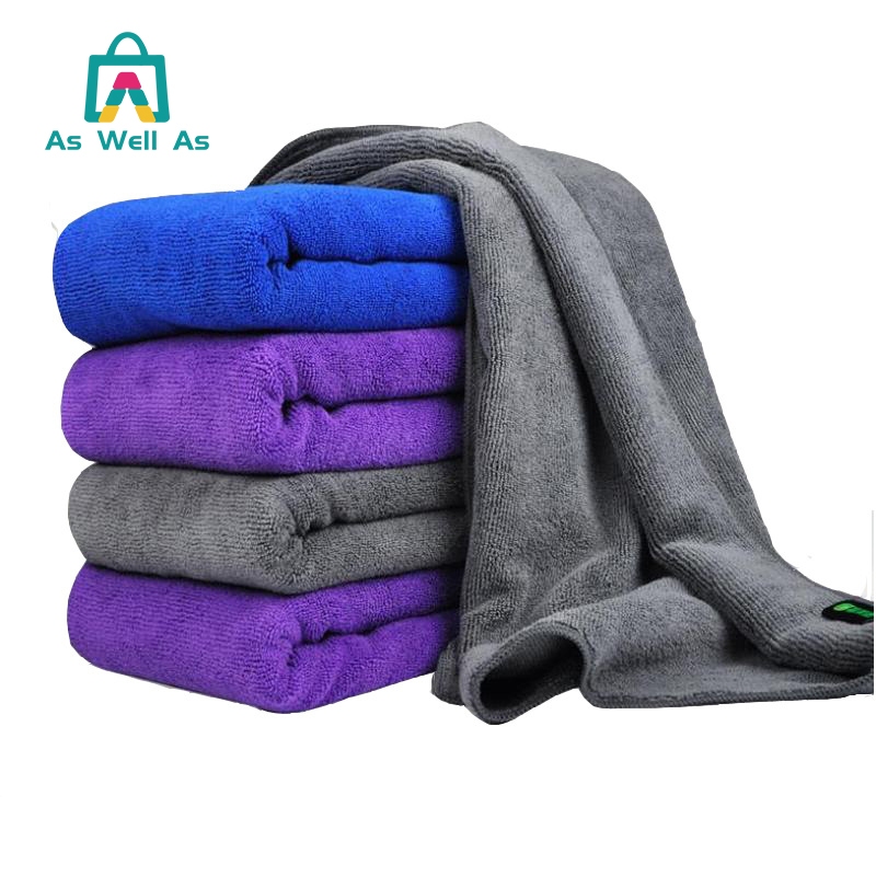 As Well As ผ้าไมโครไฟเบอร์ เช็ดทำความสะอาดพื้นผิวของใช้ทั่วไป รถยนต์ ขนาด 30 * 70 Cm. มี 2 สีให้เลือก