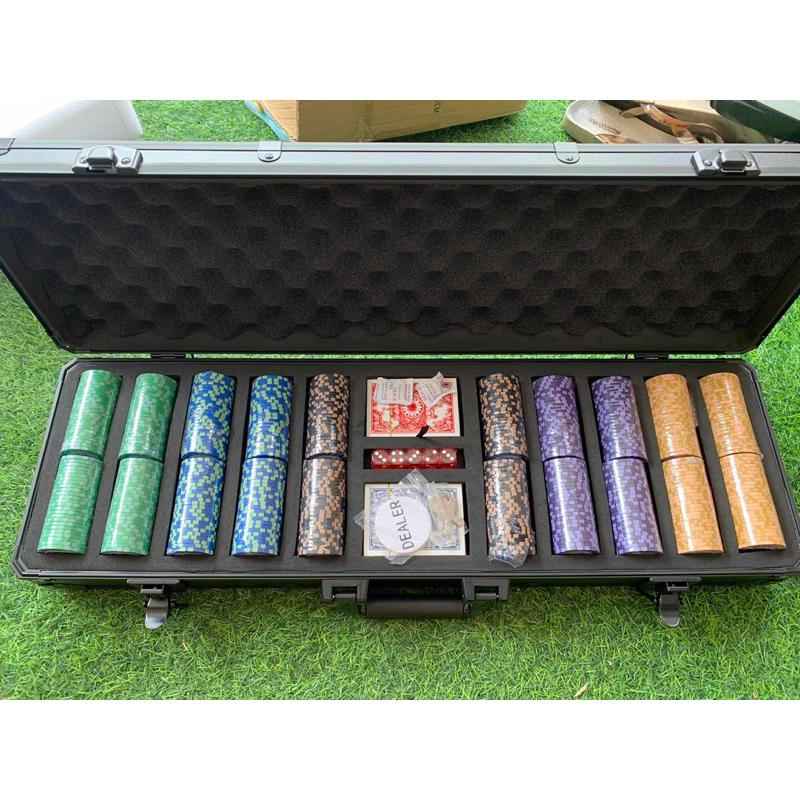 เหรียญชิปพร้อม Limited Black Case 500 เหรียญ คุณภาพดีสุดๆ ทนทานมาก พร้อมส่งจากไทย มีบริการส่งภายใน 2 ชม.