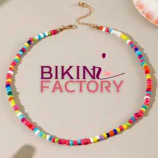 BIKINI FACTORY เครื่องประดับ สร้อยคอลูกปัดฟิวทะเล สร้อยคอแฟชั่น 👑มีหลายแบบ สินค้าพร้อมส่ง SET-BK006