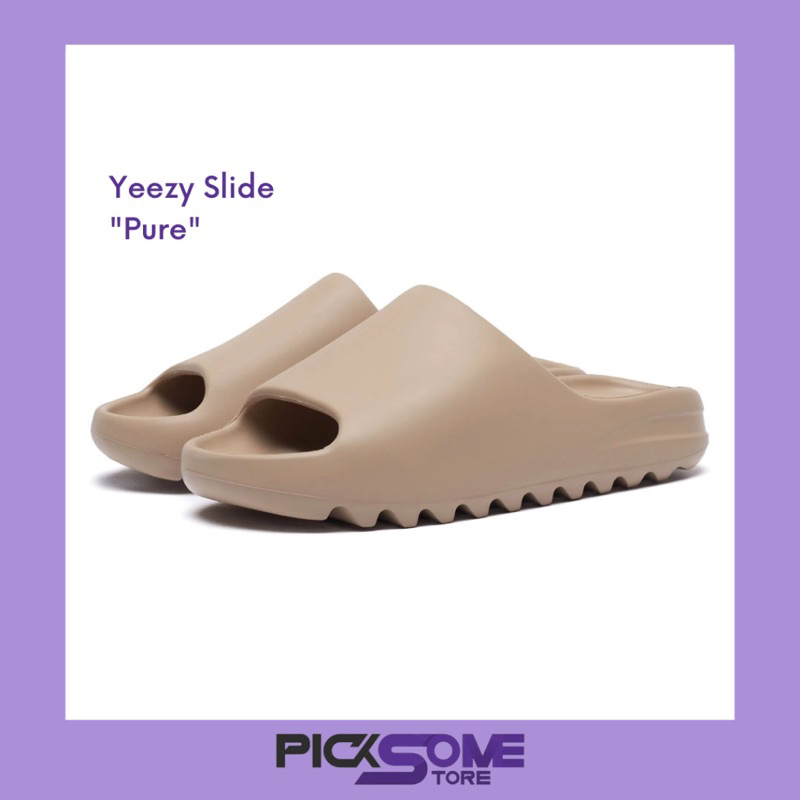 (พร้อมส่ง) รองเท้าแตะ Adidas Yeezy Slide PURE (สีครีม) ของแท้100%