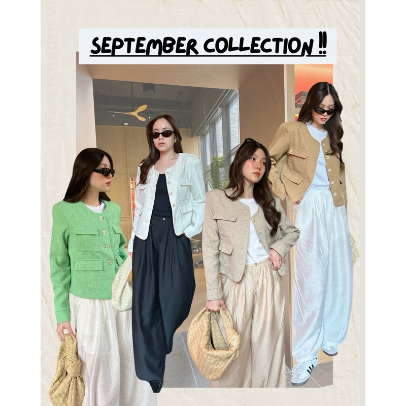 tshopofficial  เสื้อคลุม September tweed