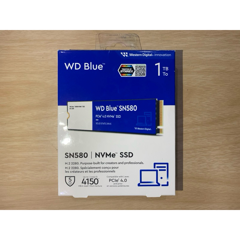 WD BLUE SN580 1TB SSD M.2 4.0 ( ประกันเกือบเต็ม )