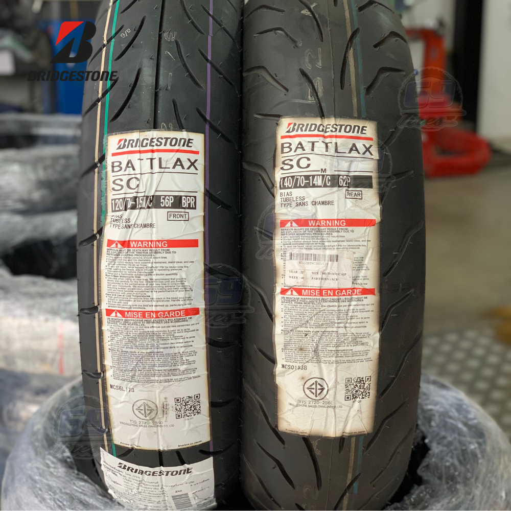 [Bridgestone] ยาง Bridgestone Battlax SC สำหรับ Forza,Xmax